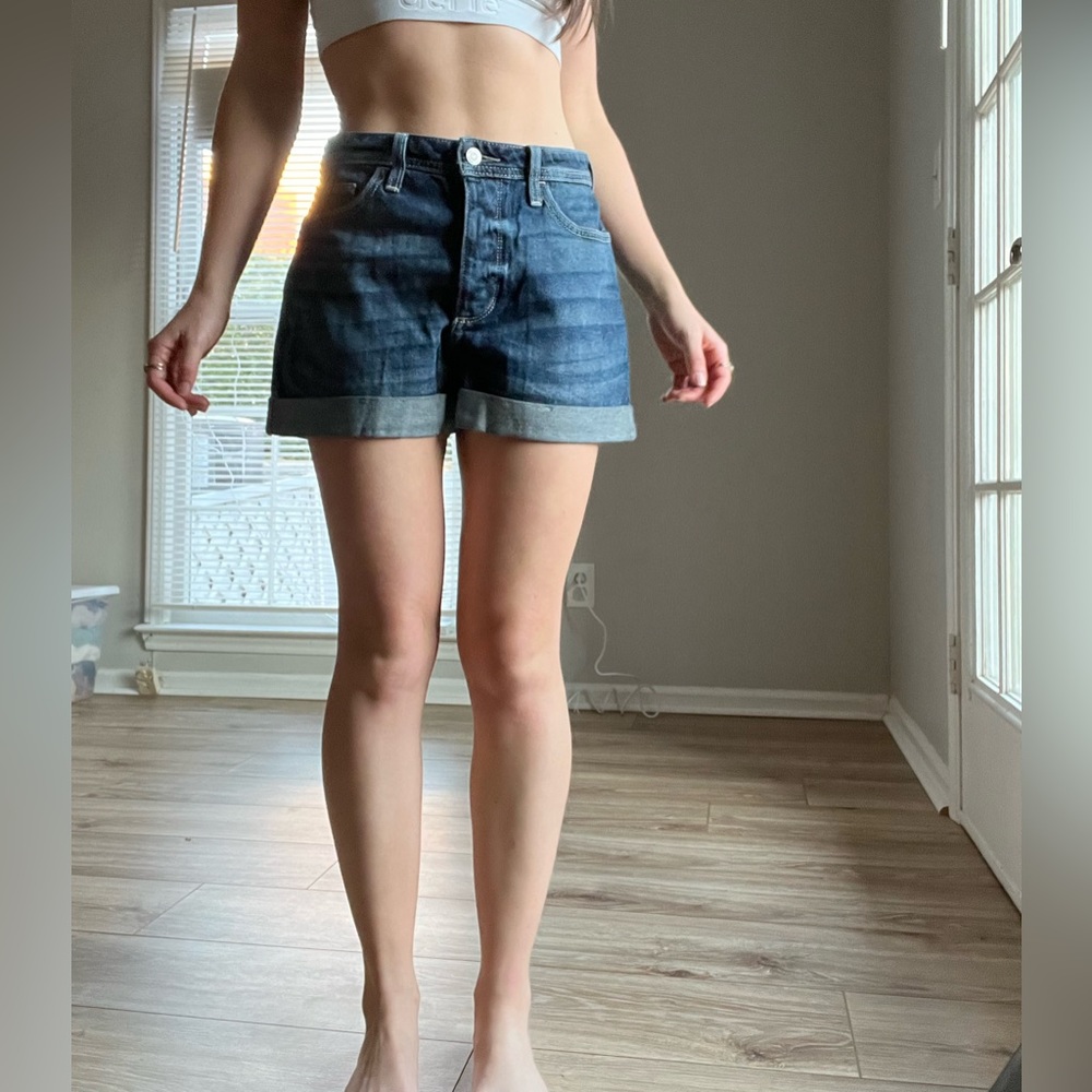 Hollister Denim Mom Shorts